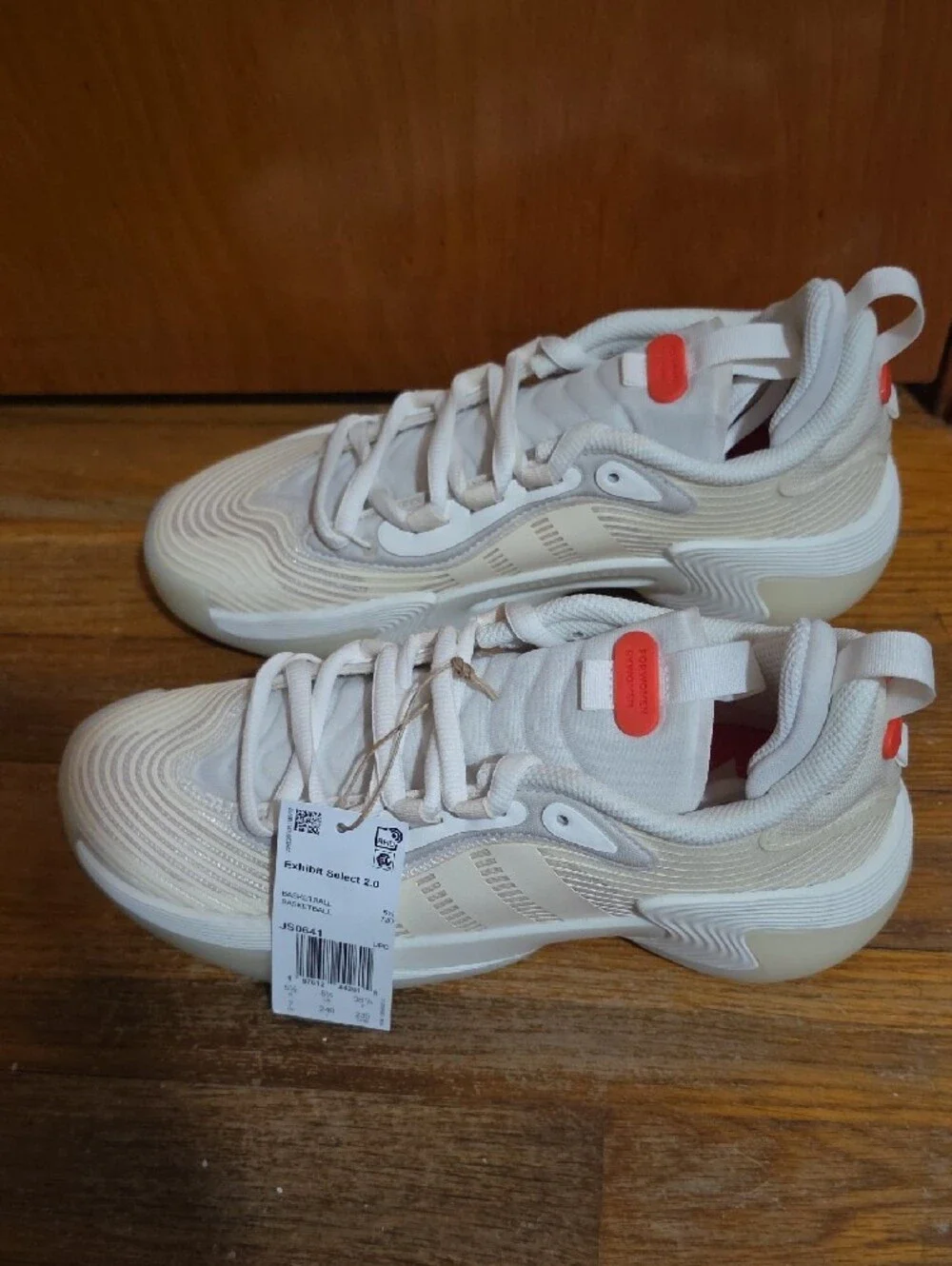 NWT Adidas Exibit Select Cream Women's Athletic Sneakers - Size 7
